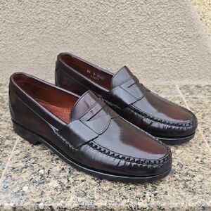 Allen Edmonds Rich Brown Leather Slip-Ons